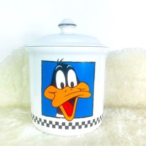 Warner Bros Inc. Vintage Daffy Duck Cookie Jar 1993 Ceramic